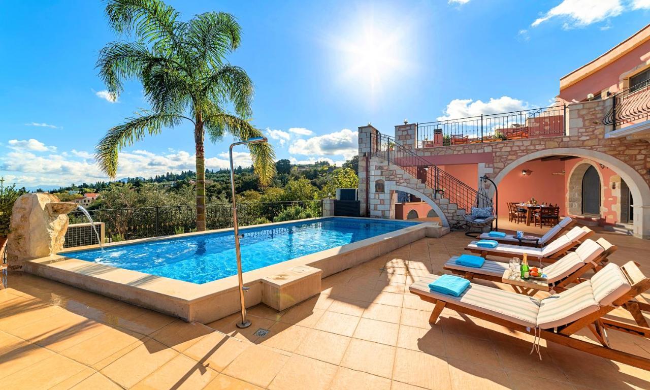 Steve Kois Villa Heated Pool Chania  Exterior foto